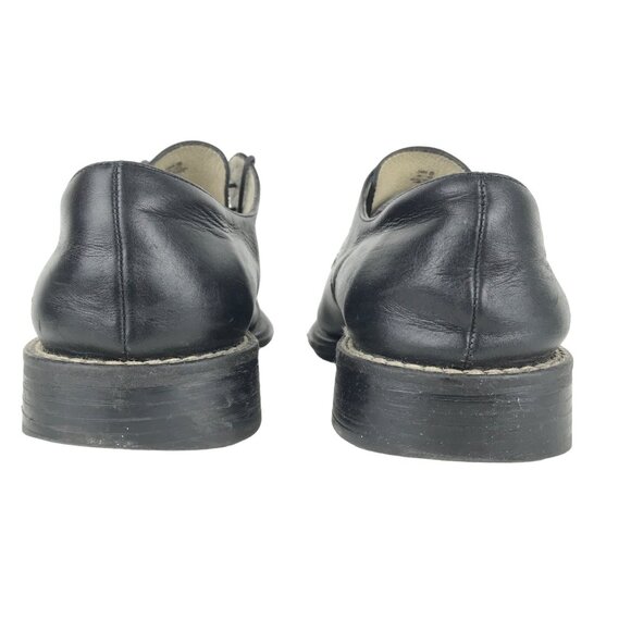 ZARA Mens US 10 Euro 43 Black Leather Dress Shoes Cap Toe Made in Spain Formal main image 6